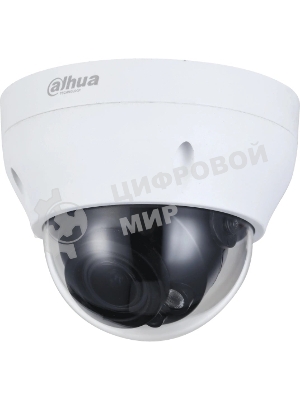 Уличная купольная IP-видеокамера Dahua 2Мп; 1/2.8” CMOS; моторизованный объектив 2.8~12 мм; механический ИК-фильтр; чувствительность 0.008лк@F1.7; сжатие: H.265+, H.265, H.264+, H.264, MJPEG; 2 потока