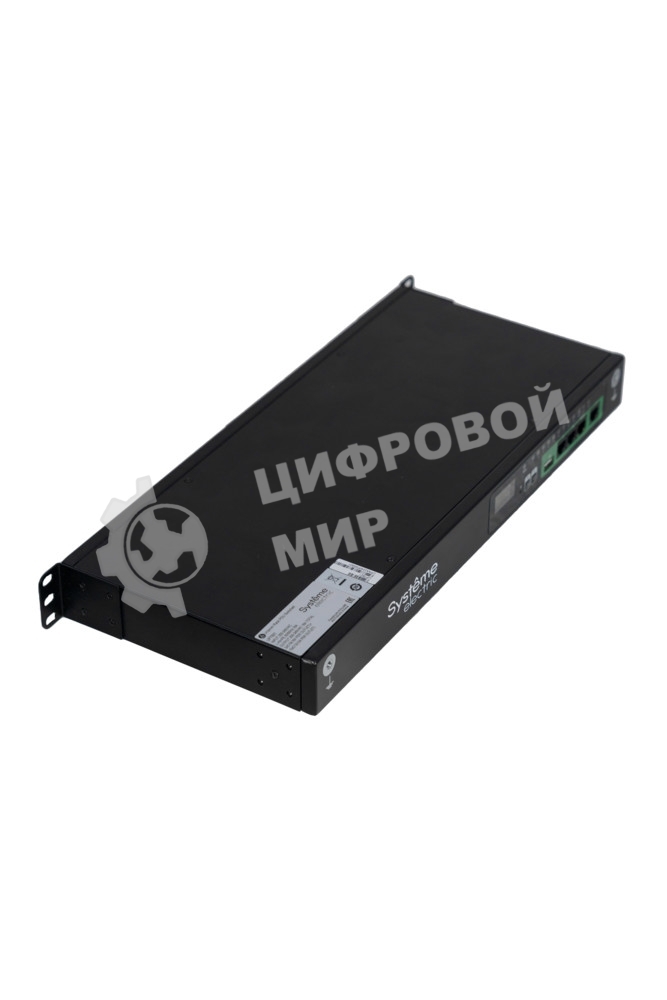 БРП Uniprom, управляемый, 1U, 240В, 1Ф, 16A, 10xC13 2xC19, 2м кабель, IEC320 C20