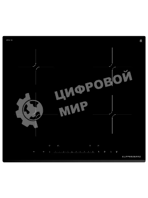 Варочная панель Kuppersberg/Варочная панель Kuppersberg, индукция, High-Tech, 9 уровней мощности, inverter, таймер, пауза, Booster, автоматическое отключение, слайдерное управление, поддержание тепла, черный