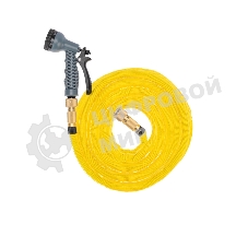 Набор поливочный Профи (растягивающийся шланг 20м, пистолет 7 режимов, латунные соединители) ЧЕТЫРЕ СЕЗОНА