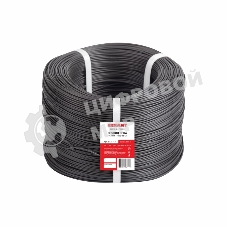 Провод ПГВА Rexant 1х0.50 мм², Cu, черный, бухта 500 м