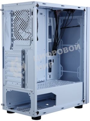 Компьютерный корпус AeroCool/Formula CL-3302W RGb белый без БП ATX 2xUSB 2.0 1xUSB 3.0 audio bott PSU