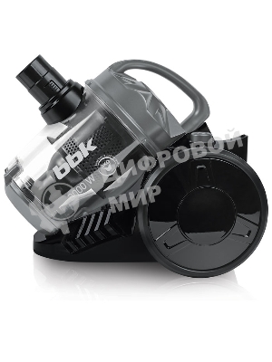 Пылесос BBK BV1503 черный/темно-серый, 320/2000 Вт, уборка сухая, пылесборник контейнер 2.5 л