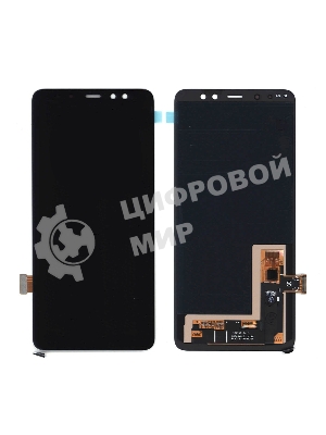 Дисплей для Samsung Galaxy A8 Plus (2018) A730F OLED черный