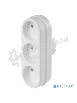 Сетевой разветвитель Buro BU-PS3-W (3 розетки) белый (пакет ПЭ)