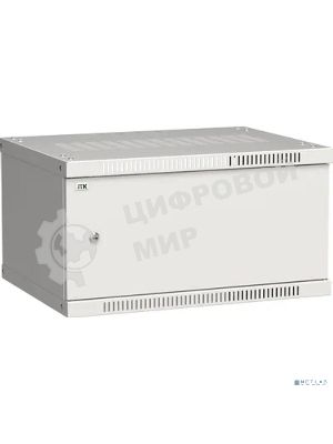 Шкаф ITK LWE3-06U64-MF LINEA WE 6U 600x450 мм дверь металл серый