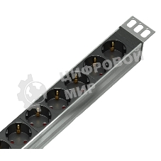 Блок распределения питания ЦМО R-16-10S-10C13-V-1420 верт.размещ. 10xSchuko 10xC13 базовые 16A без вилки