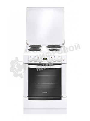 Плита электрическая Gefest 6140-03 белый, конфорок 4 электрических, духовка 55 л, 60 см x 85 см x 60 см