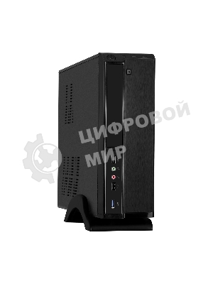 Компьютерный корпус Desktop ExeGate MI-207U (mini-ITX/mATX, без БП, 2хUSB+1хUSB 3.0, аудио, черный)