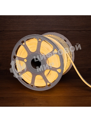 Гибкий неон Neon-night LED SMD 8х16 мм, теплый белый, 120 LED/м, бухта 100 м