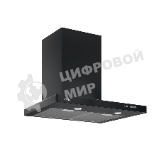 Вытяжка каминная Elikor Квадра 60П-430-К3Д черный, 59 см, 430 куб. м/ч, 56 дБ