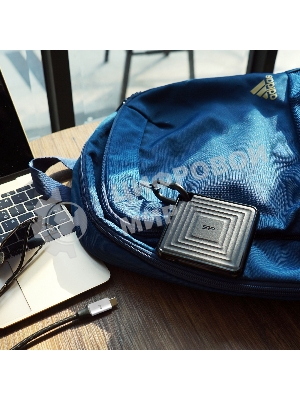 Внешний SSD 2TB Silicon Power PC60, External, USB 3.2 Type-C R/W - 540/500 MB/s черный