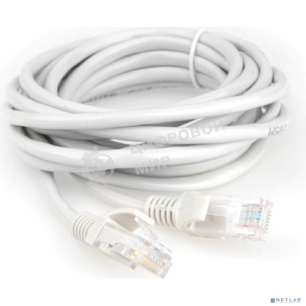 Патч-корд CCA lightl UTP Гарнизон PC-UTP-5e-3 cat.5e, 3м, литой, многожильный серый