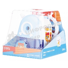 Точилка для карандашей механическая Deli Sailor E0665 1 отверстие пластик ассорти