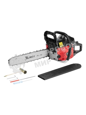 Пила цепная бензиновая MTX MS-4516, шина 40 см, 45 см 3, 2,5 л.с., шаг 0,325, паз 1,5 мм, 64 зв