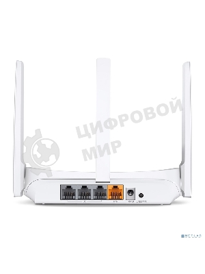 Роутер Mercusys MW306R 300 Mbps Multi-Mode Wireless N Router, 3 × Fixed External Antennas, 3× 10/100 LAN Port, 1× 10/100 WAN Port, 4 in 1- Access Point/Router/Range extender/WISP Mode, WPS/Reset Button, Parental Controls, Guest Network