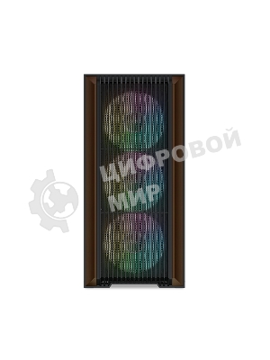 Корпус SAMA Z60, Midi-Tower, чёрный, 4 x 140 мм