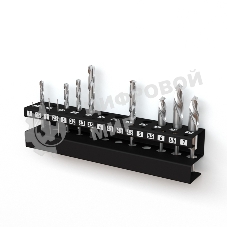 Держатель Rexant для сверл настенный, черный