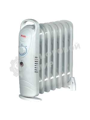 Обогреватель масляный Ресанта ОММ-7Н (7 секций) белый, 700 Вт, 10 м2, термостат 67/3/1