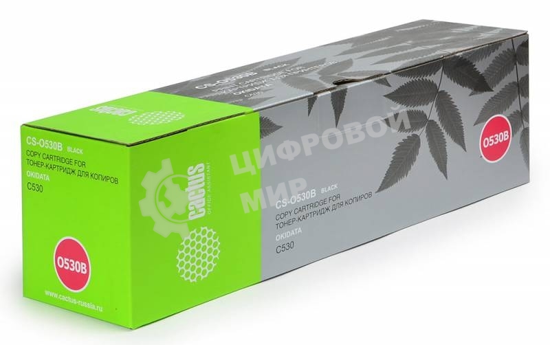 Картридж лазерный Cactus CS-O530BK черный (5000 стр.) для OKI C530