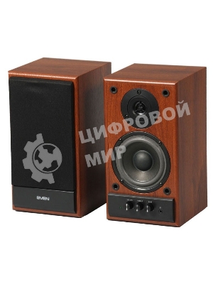 Акустическая система SVEN SPS-702 2.0 коричневый/орех 40Вт