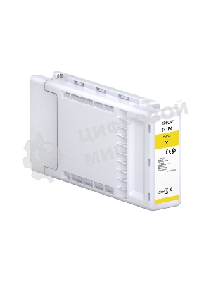Картридж струйный Epson T41F440 (C13T41F440) Singlepack UltraChrome XD2 желтый (350 мл) для SureColor T3400, T3400N, T3405, T3405N, T5400, T5400M, T5405