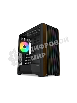 Корпус SAMA Z60, Midi-Tower, чёрный, 4 x 140 мм