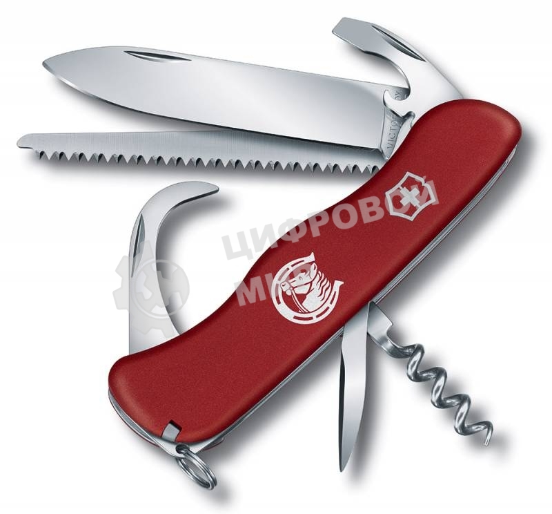 Нож перочинный Victorinox EQUESTRIAN (0.8583) 111мм 12функций красный