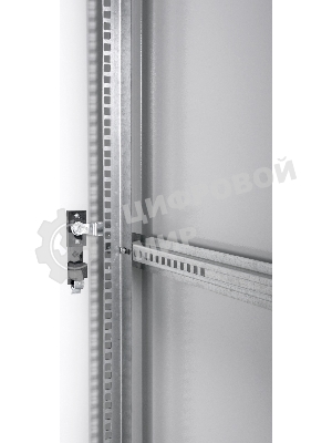 Шкаф телекоммуникационный напольный ЭКОНОМ 42U (600 × 600) дверь металл 2 шт.