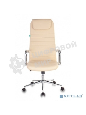 Кресло Бюрократ KB-9N/ECO/OR-12 бежевый, экокожа