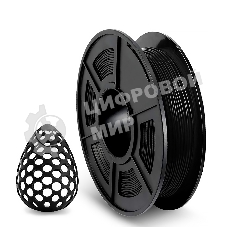 Филамент NVPrint TPU Black для 3D печати диаметр 1.75мм длина 165 метров масса 0,5 кг