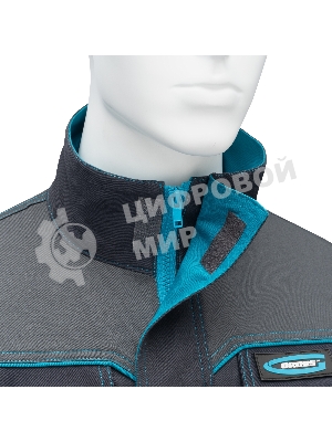 Куртка профессиональная рабочая, 97% хлопок 3% спандекс, XXXL Gross