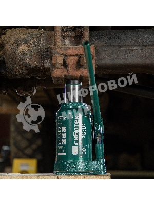 Домкрат гидравлический Сибртех бутылочный, 30т, 245-385 мм