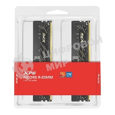 Оперативная память XPG, DDR5, 32GB (2x16GB), 6400MHz, CL32, DIMM, с радиаторами, черный