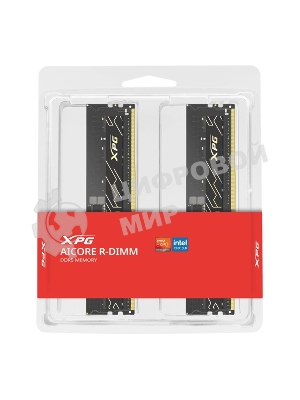 Оперативная память XPG, DDR5, 32GB (2x16GB), 6400MHz, CL32, DIMM, с радиаторами, черный