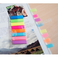 Закладки самоклеящиеся, индексы пластиковые Stick`n 21401 8x45мм, 8 цветов в упаковке, 20 листов, европодвес