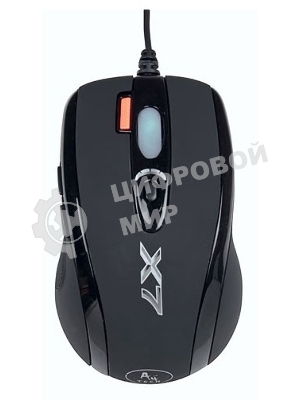 Мышь проводная A4Tech X-710BK черный, 2000 dpi, USB, кнопки - 7