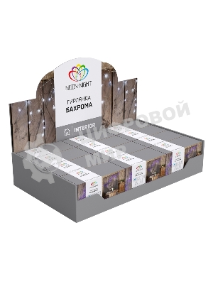 Гирлянда Neon-night Айсикл (бахрома) светодиодный, 1,8 х 0,5 м, прозрачный провод, 230 В, диоды RGB