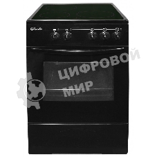 Плита электрическая Лысьва EF3001MK00 черный, конфорок 3 электрических, духовка 57 л, 50 см x 84 см x 60 см
