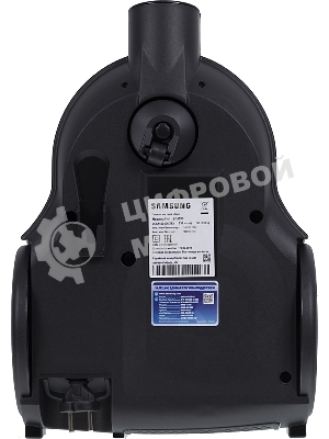 Пылесос Samsung VCC4520S36 синий/черный, 350/1600 Вт, уборка сухая, пылесборник контейнер 1.3 л