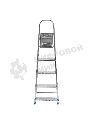 Стремянка Сибртех 5 ступеней, стальная, оцинкованная