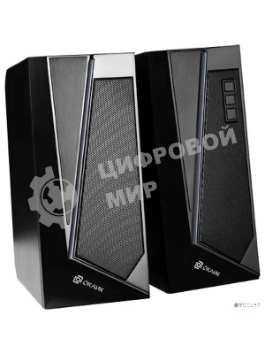 Акустическая система Oklick OK-125 2.0 черный 12Вт