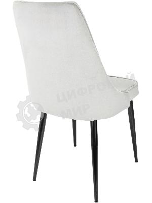 Стул для дома Бюрократ CH-K4 св. серый Holland 09 металл черный на ножках