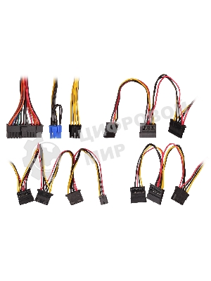 Блок питания ExeGate 500PPX (EX221641RUS), 500Вт, 120мм, черный