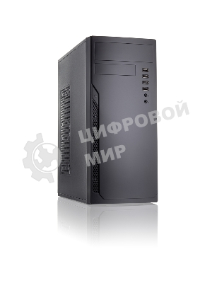 Компьютерный корпус c блоком питания 500 Ватт Case Foxline FL-301, ATX, 1x5.25EXT, 1x3.5EXT, 4x3.5INT, 4xUSB 2.0, HDA, w/o FAN, w/500W ATX PSU, w/1.2m EU pwr cord