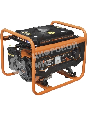 Электрогенератор бензиновый Carver PPG-1200, 1.05 кВт, 65 дБ, 24 кг
