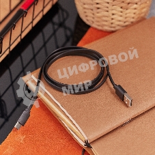 Кабель USB-Type-C Rexant 2,4A/PVC/flat/1м