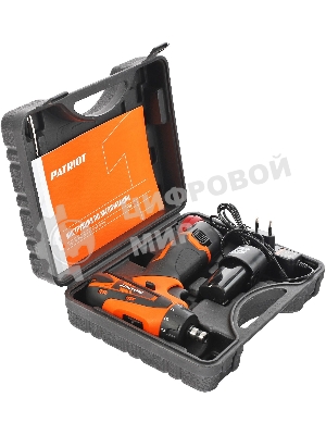 Дрель-шуруповерт Patriot BR 115Li, 12 В, 2 Ач, 25 Нм, щеточный