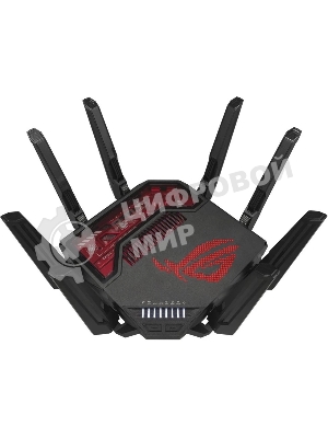 Маршрутизатор ASUS GT-BE19000, черный/красный, 90IG0850-MO9A0V