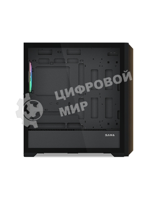Корпус SAMA Z60, Midi-Tower, чёрный, 4 x 140 мм